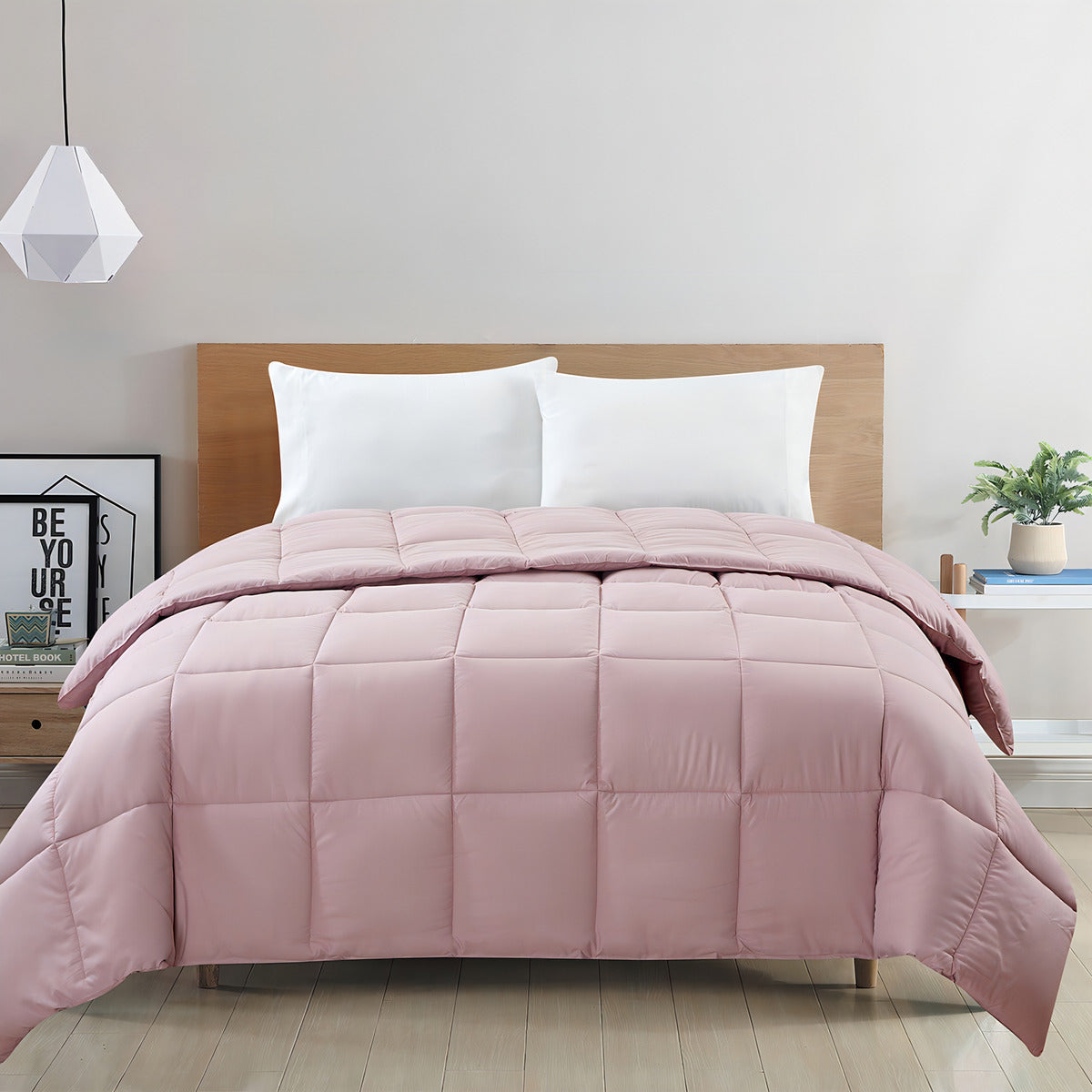 Edredom Ecopluma King Size 280 X 260 Rosé Camesa