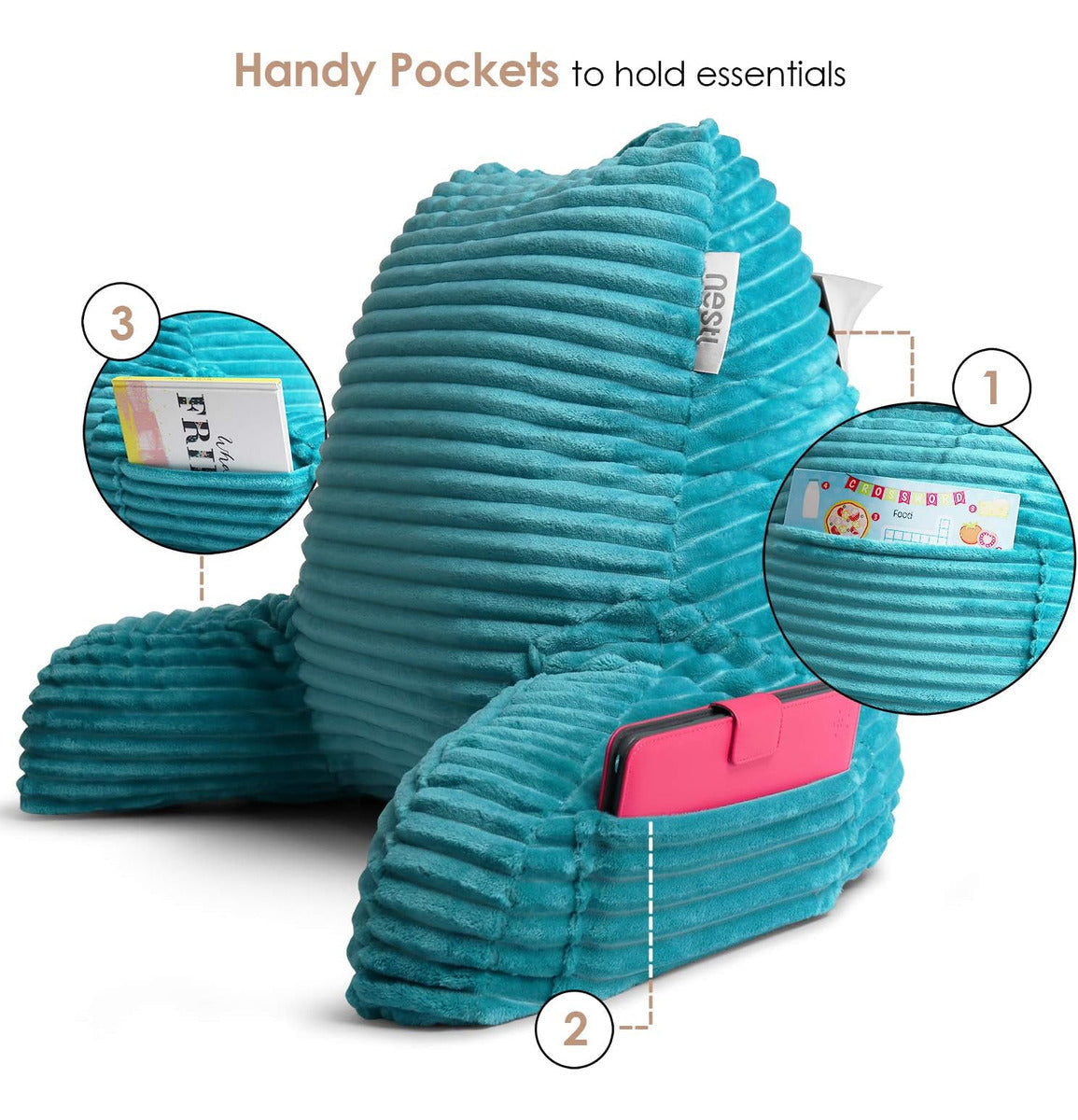 Almofada De Leitura Viscoelástica Nestl Ergonômica